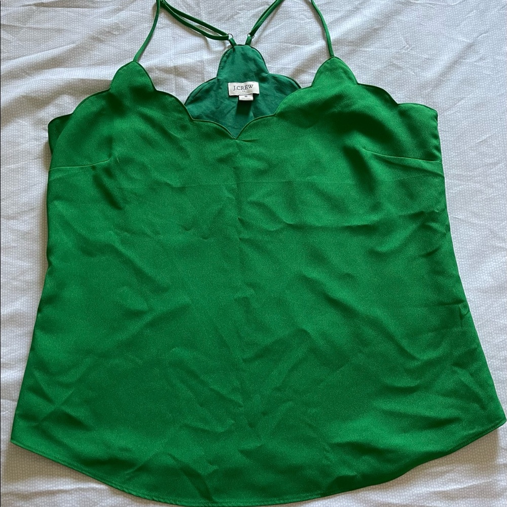 J.Crew Scalloped cami top